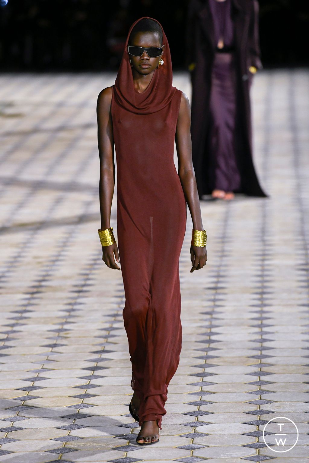 Fashion Week Paris Spring/Summer 2023 look 8 from the Saint Laurent collection womenswear