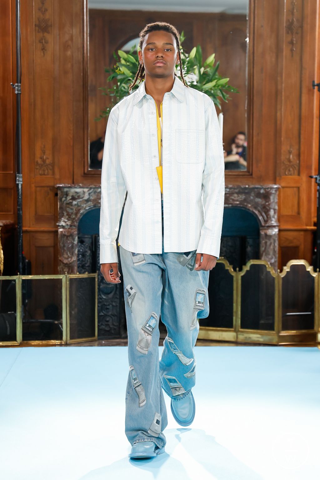 Fashion Week Paris Spring/Summer 2025 look 18 from the 3.PARADIS collection menswear