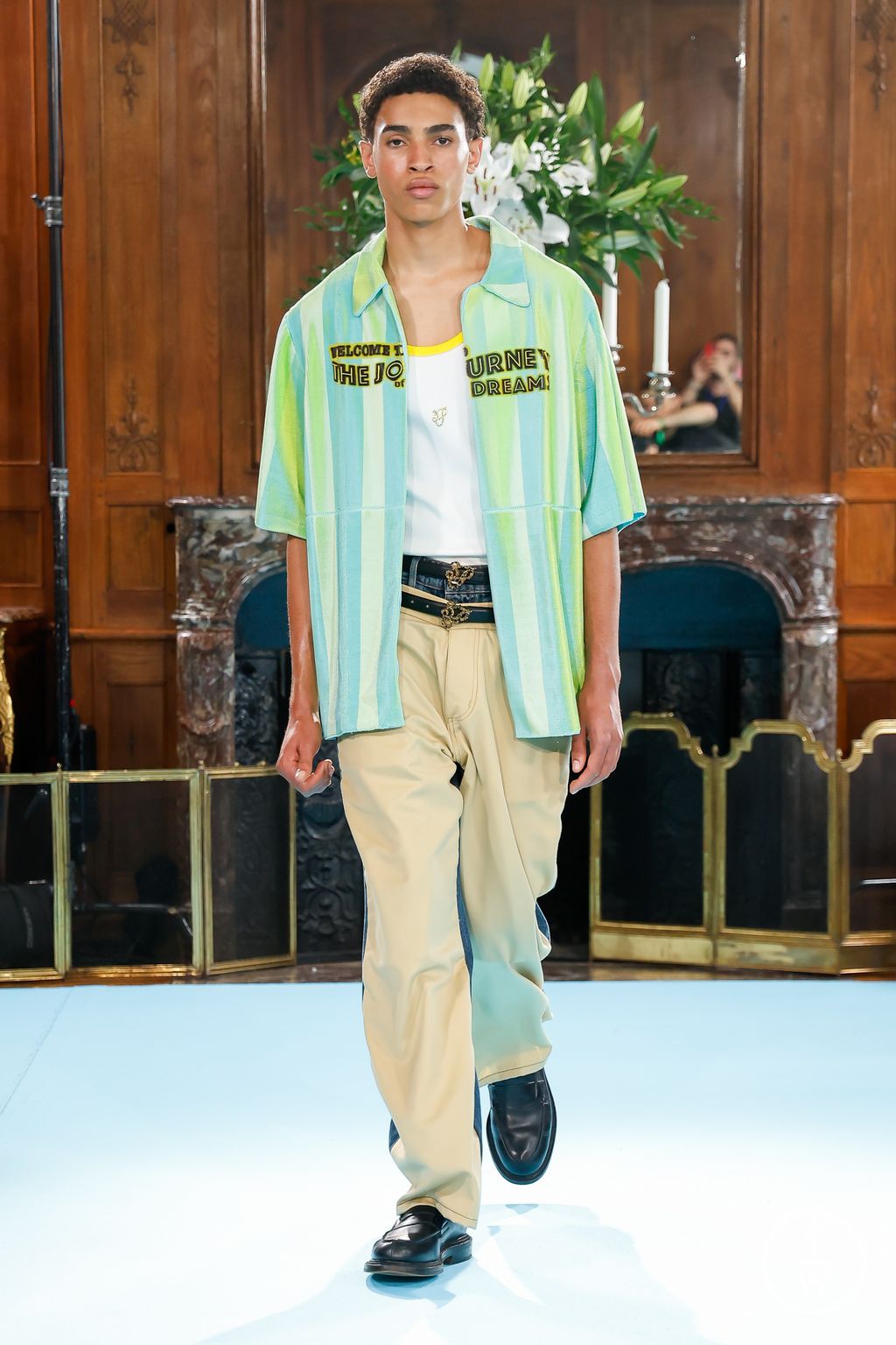 Fashion Week Paris Spring-Summer 2025 look 20 from the 3.PARADIS collection menswear