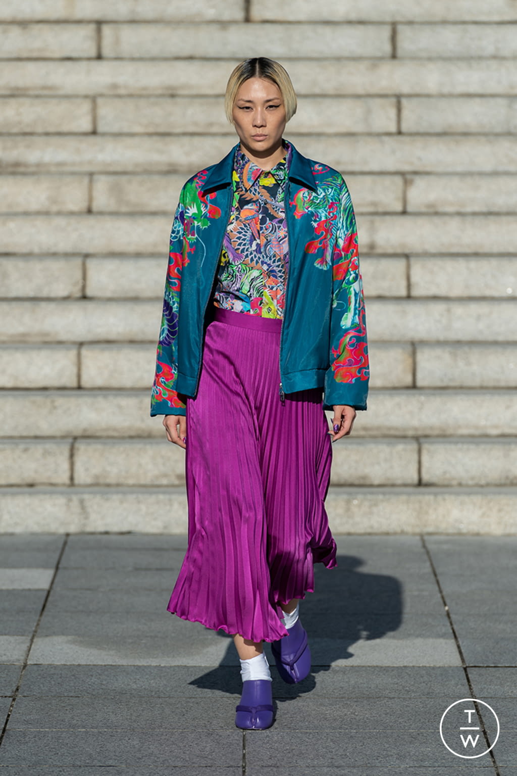 Fashion Week Milan Spring/Summer 2021 look 4 de la collection Atsushi Nakashima womenswear