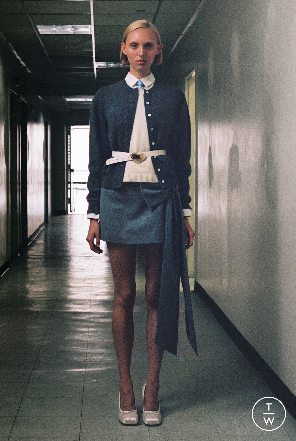 Fashion Week New York Resort 2025 look 4 from the Sandy Liang collection womenswear