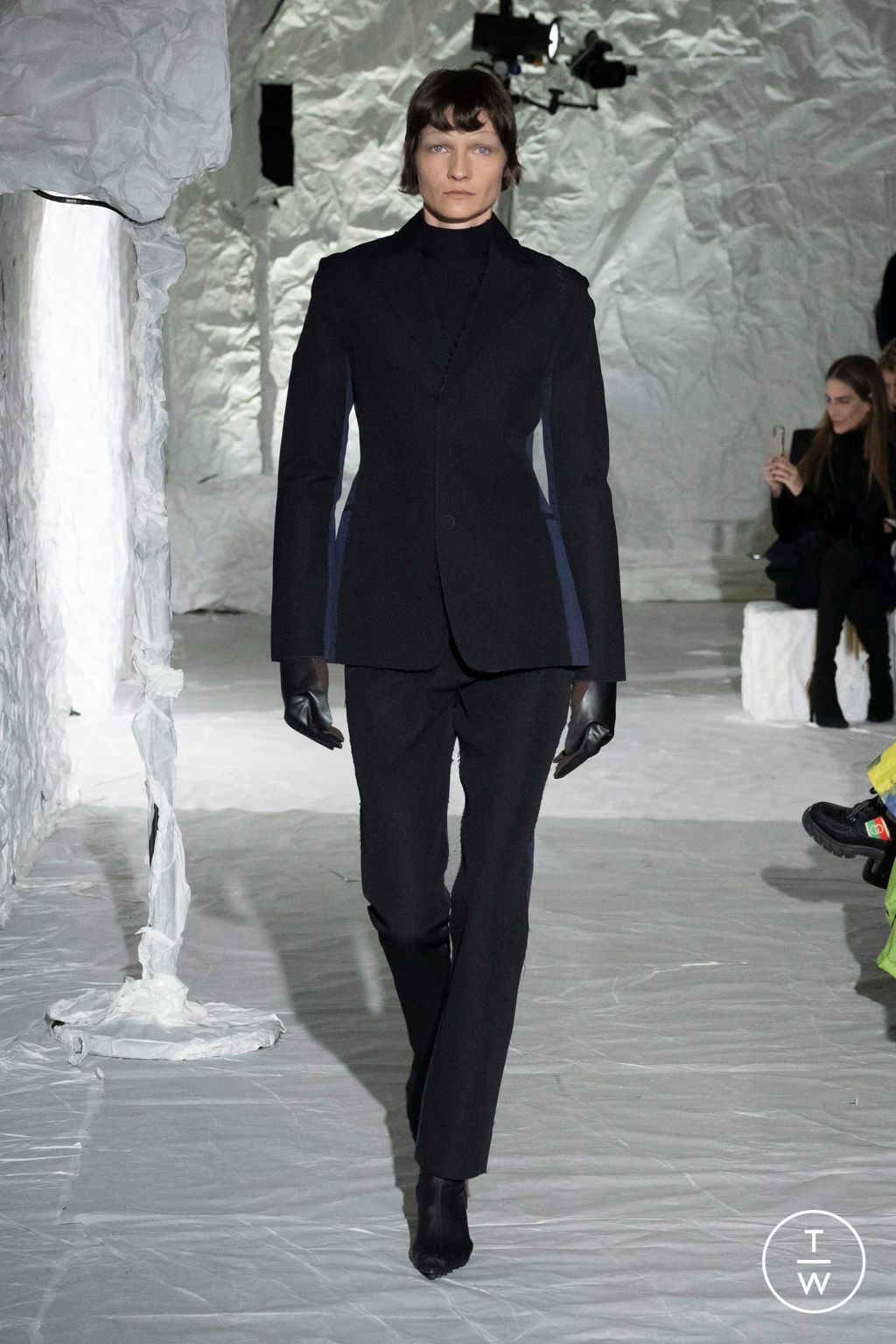 Fashion Week Milan Fall/Winter 2024 look 4 from the Marni collection 女装