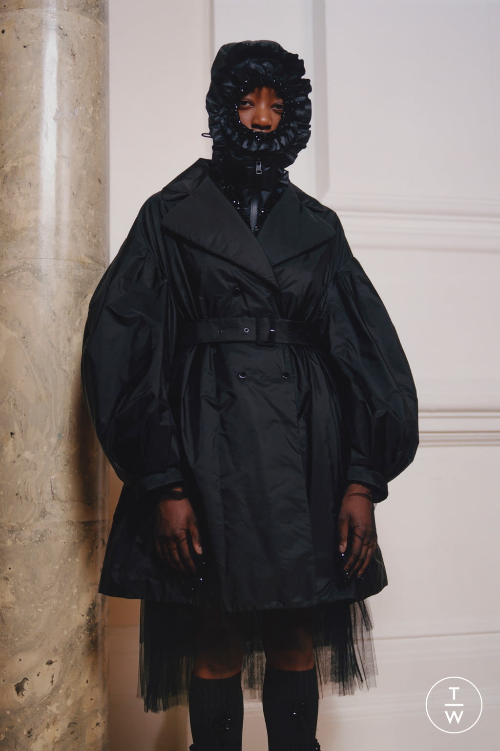 Fashion Week Milan Fall/Winter 2020 look 6 from the 4 Moncler Simone Rocha collection womenswear