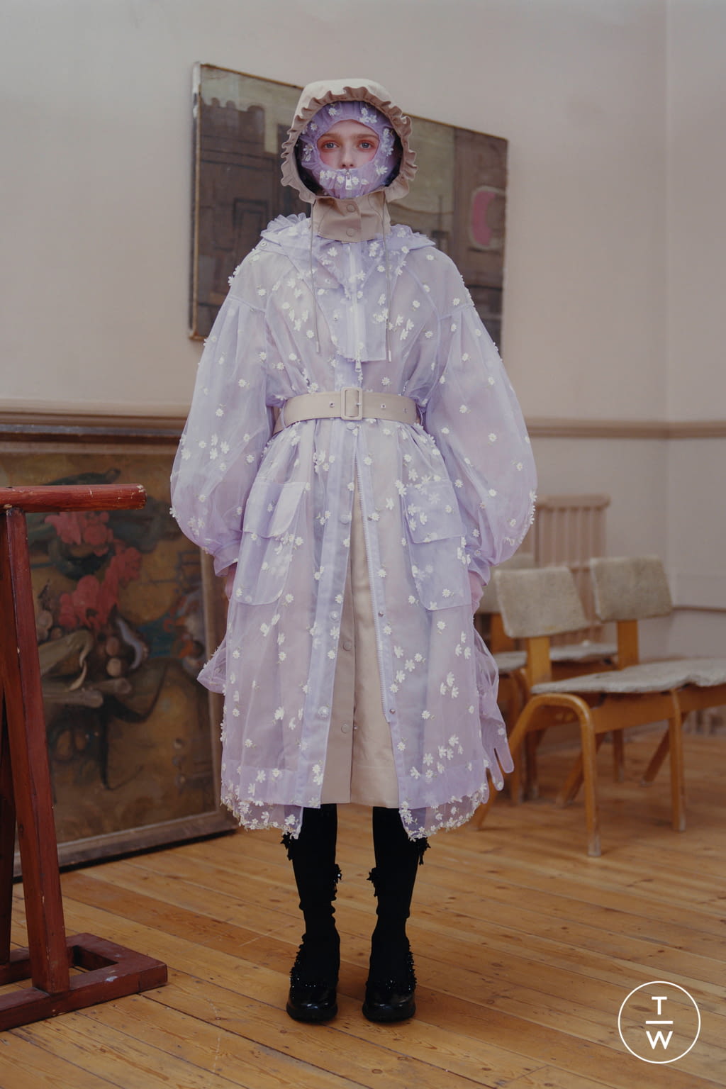 Fashion Week Milan Fall/Winter 2020 look 15 de la collection 4 Moncler Simone Rocha womenswear