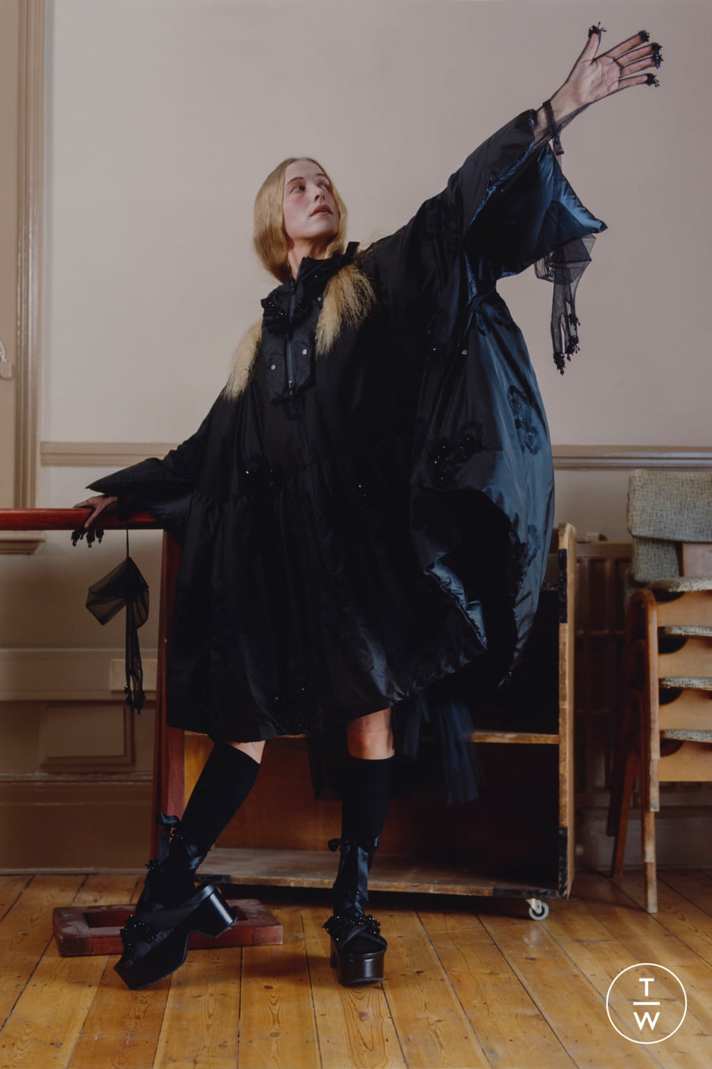 Fashion Week Milan Fall/Winter 2020 look 20 from the 4 Moncler Simone Rocha collection womenswear