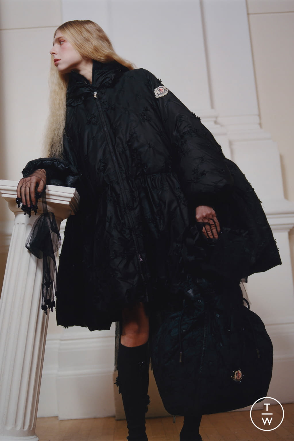 Fashion Week Milan Fall/Winter 2020 look 21 from the 4 Moncler Simone Rocha collection womenswear