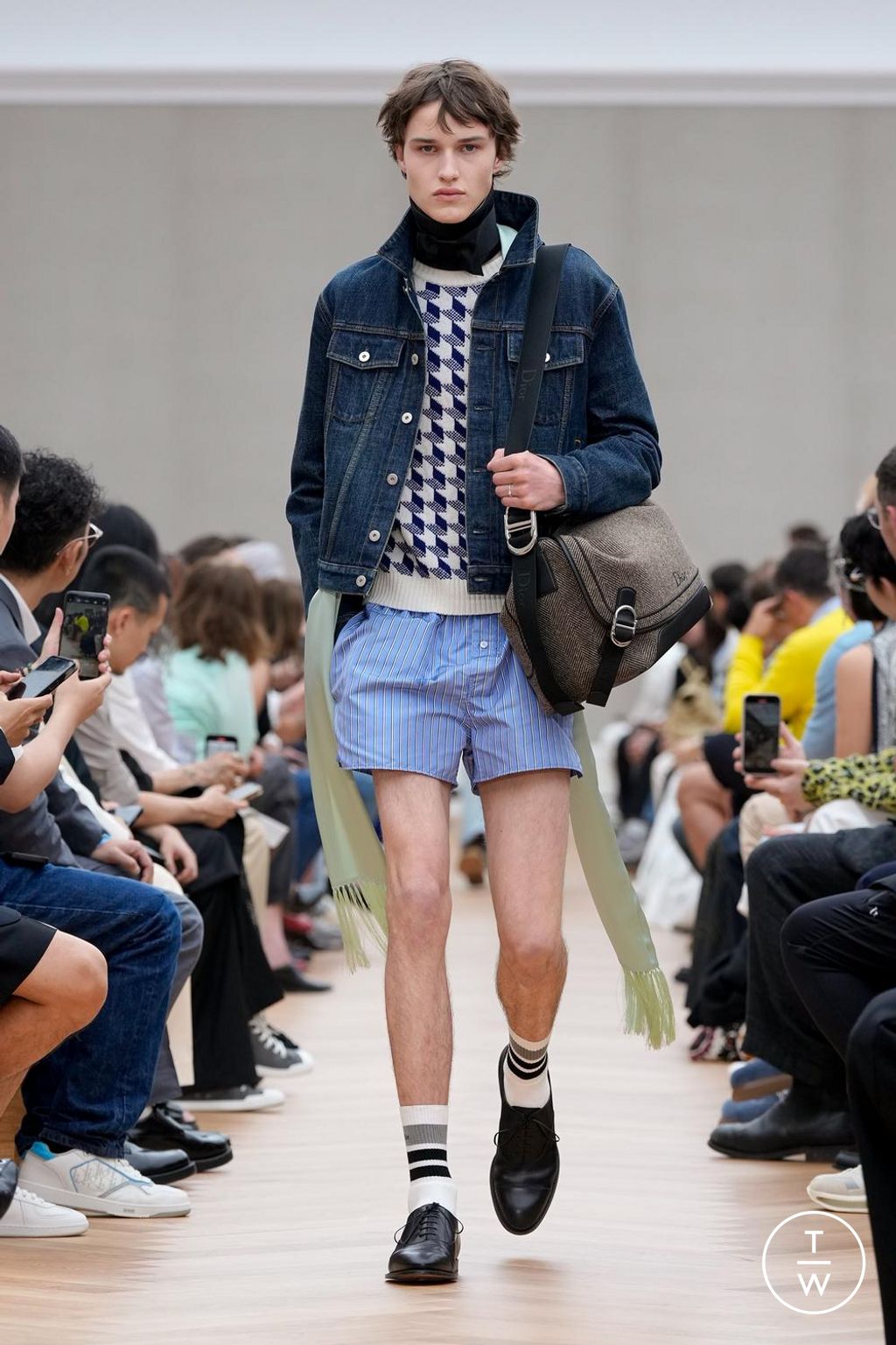 Fashion Week Paris Spring/Summer 2026 look 40 from the Dior Homme collection 男装