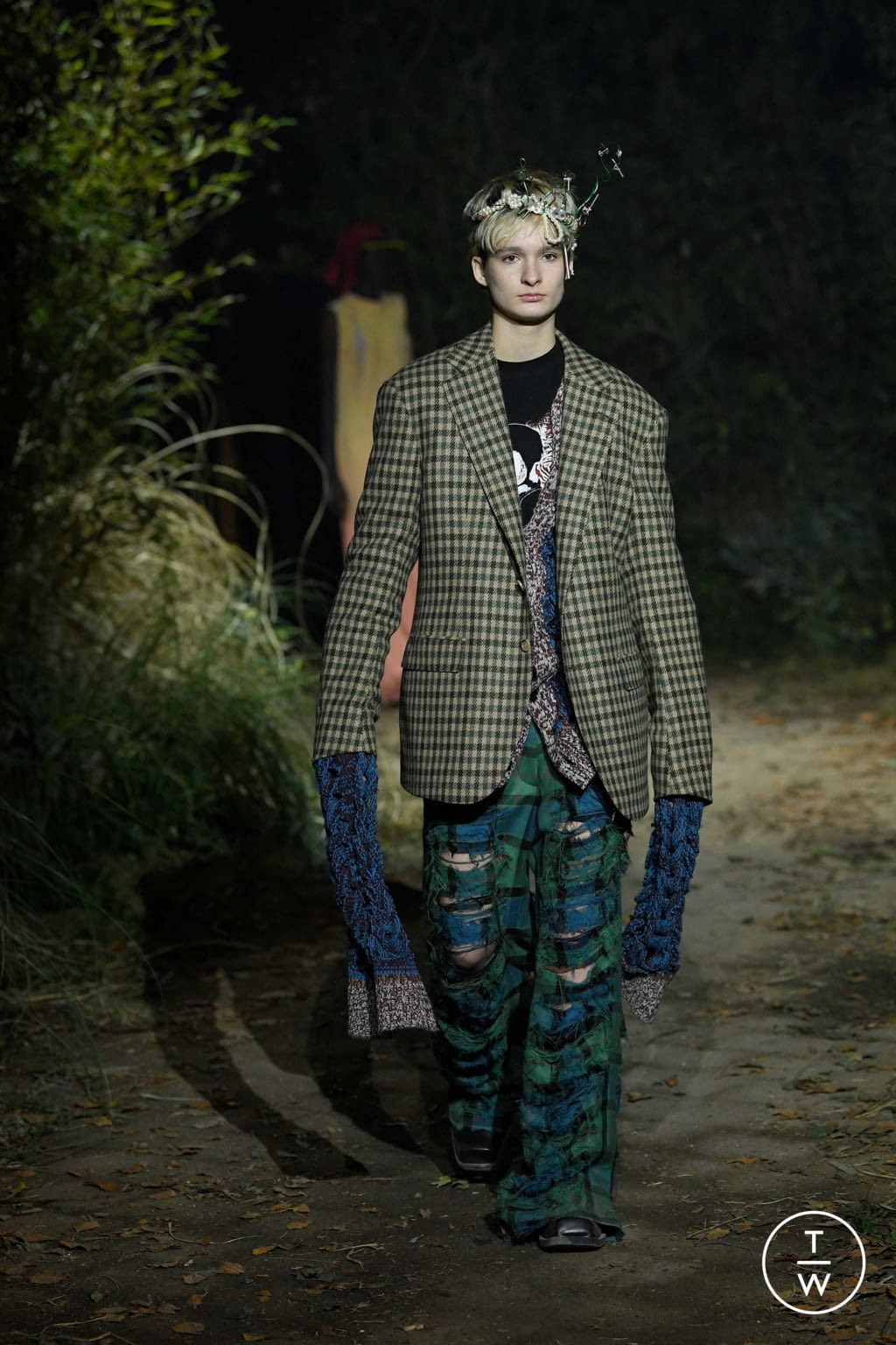 Fashion Week Milan Fall/Winter 2022 look 40 from the Marni collection 女装