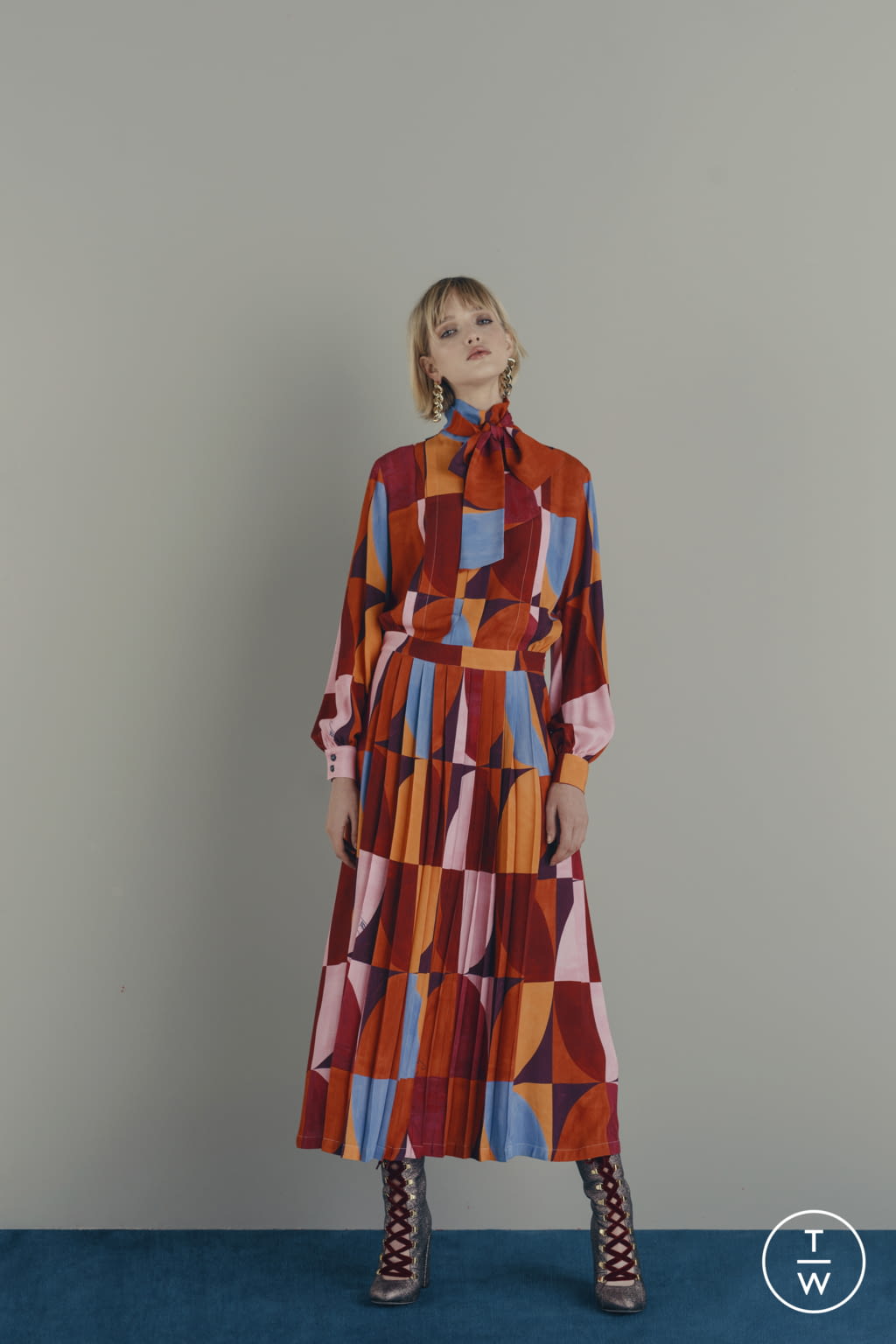 Fashion Week Milan Pre-Fall 2019 look 40 from the Stella Jean collection womenswear