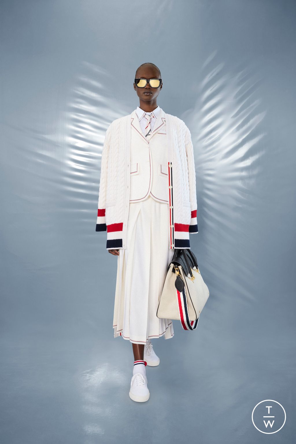 Fashion Week New York Resort 2025 look 41 from the Thom Browne collection womenswear