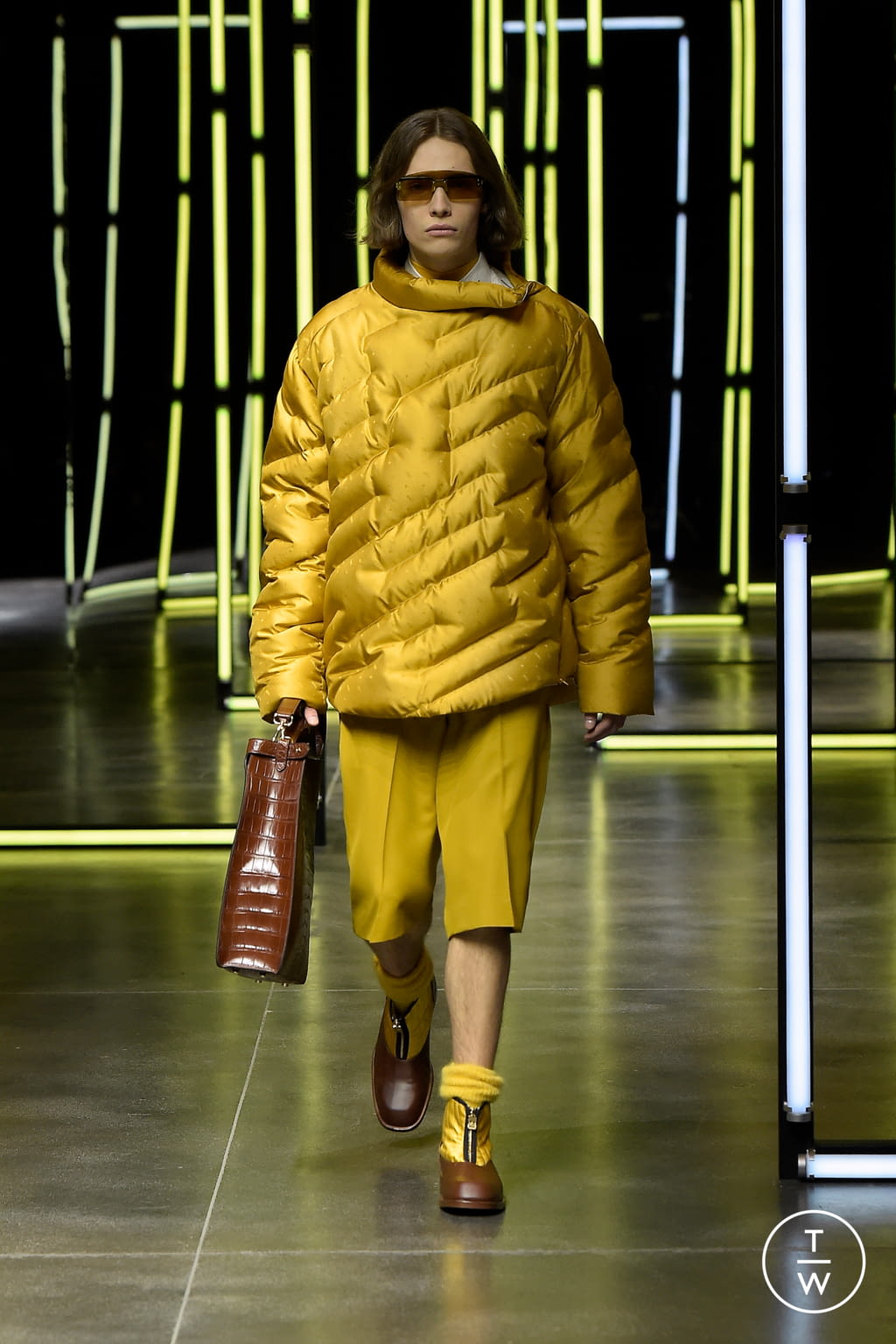 Fashion Week Milan Fall/Winter 2021 look 41 from the Fendi collection menswear