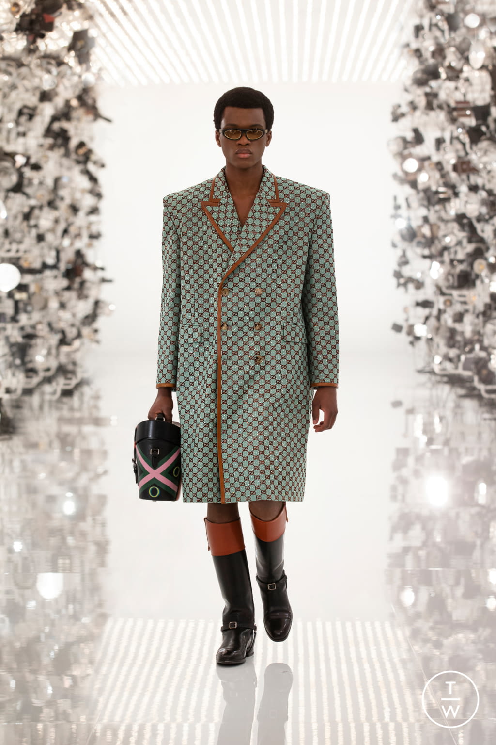 Fashion Week Milan Fall/Winter 2021 look 41 from the Gucci collection womenswear