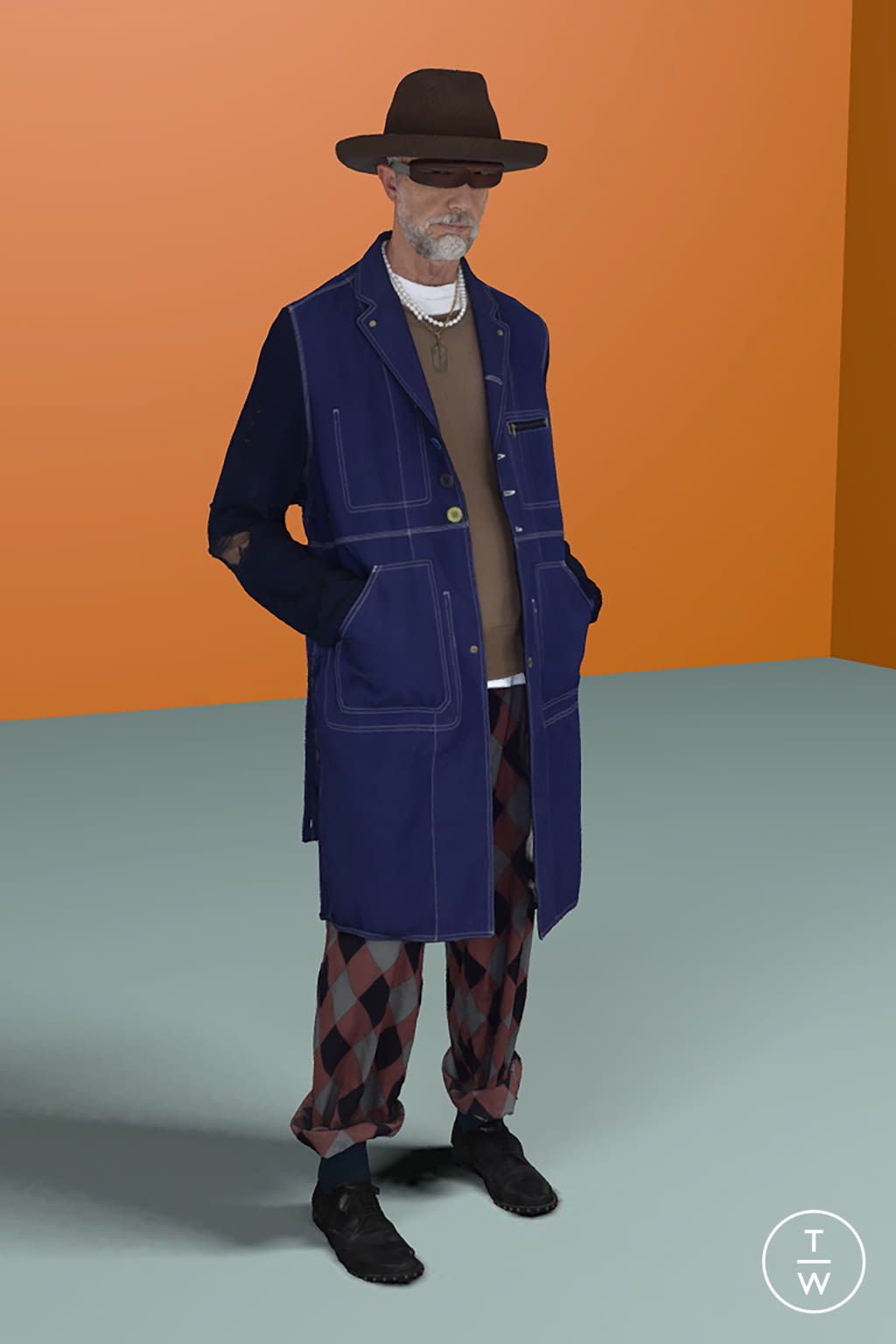 Fashion Week Paris Spring/Summer 2021 look 41 from the Undercover collection menswear