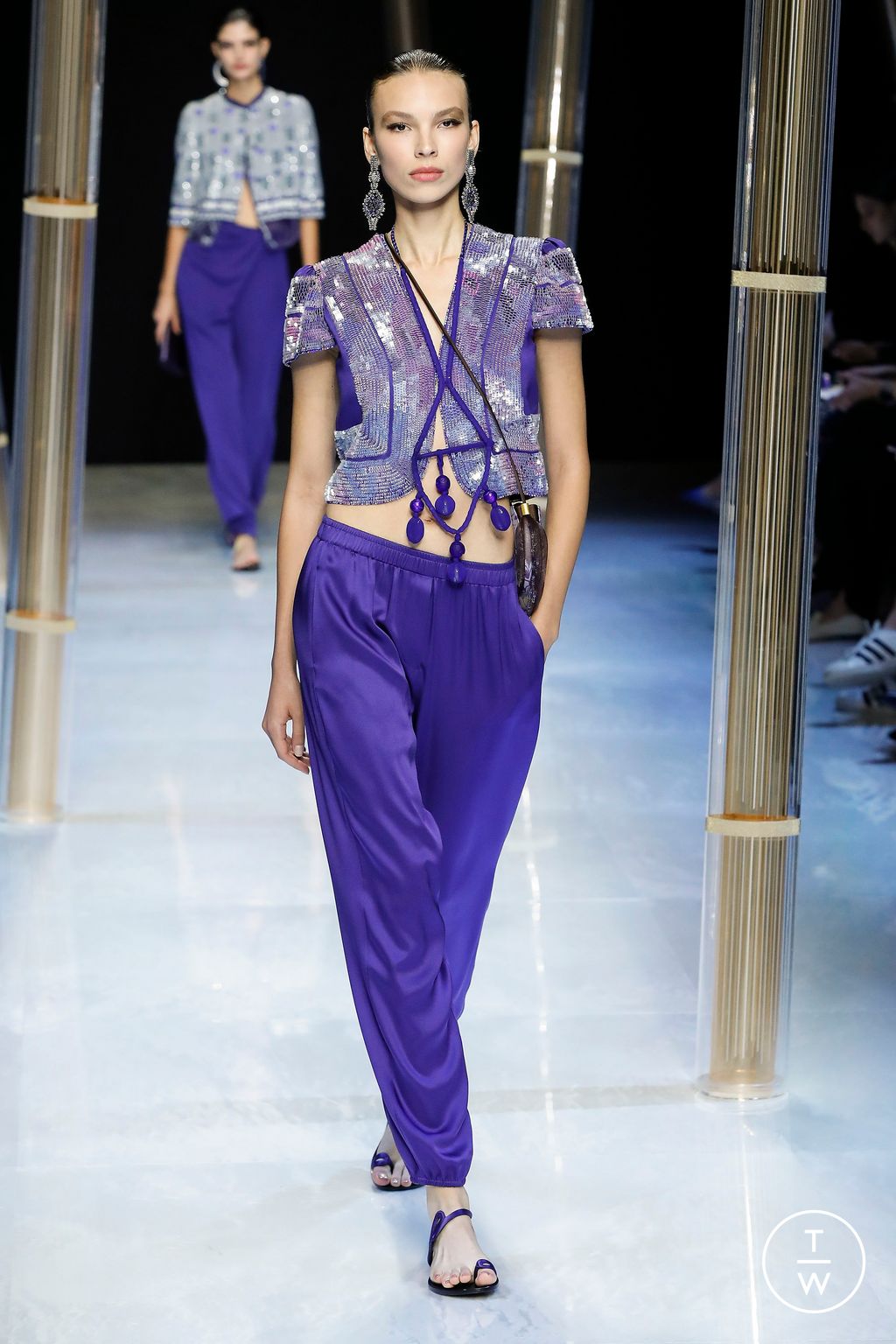 Fashion Week Milan Spring/Summer 2023 look 30 from the Giorgio Armani collection 女装