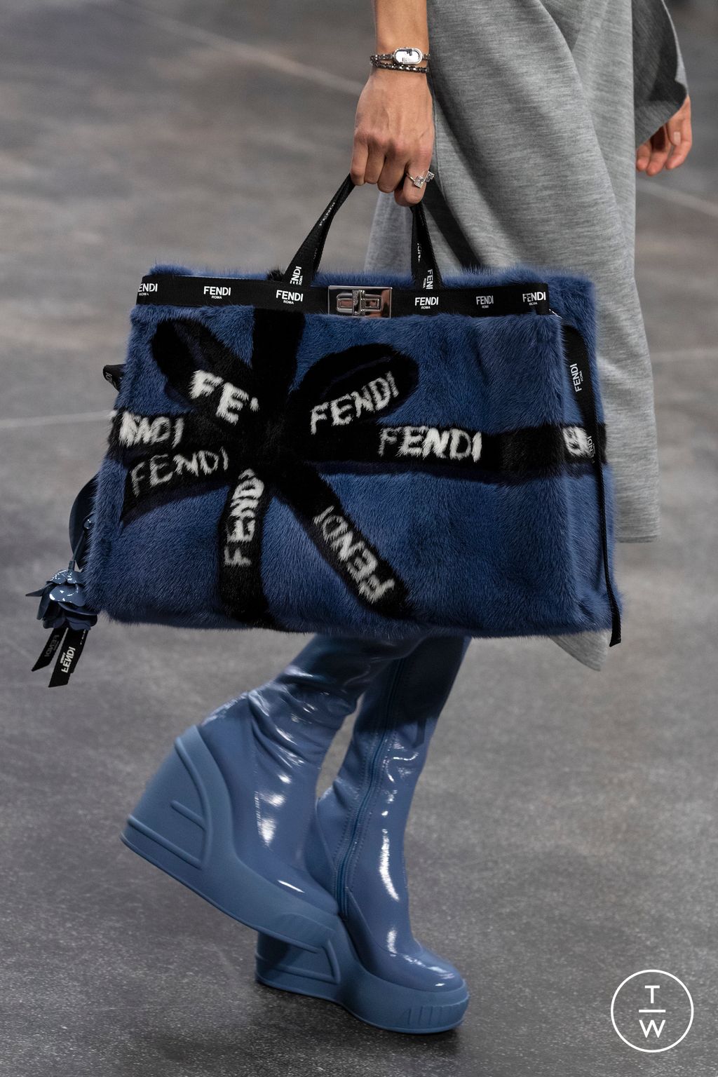 Fashion Week Milan Spring/Summer 2023 look 35 from the Fendi collection womenswear accessories