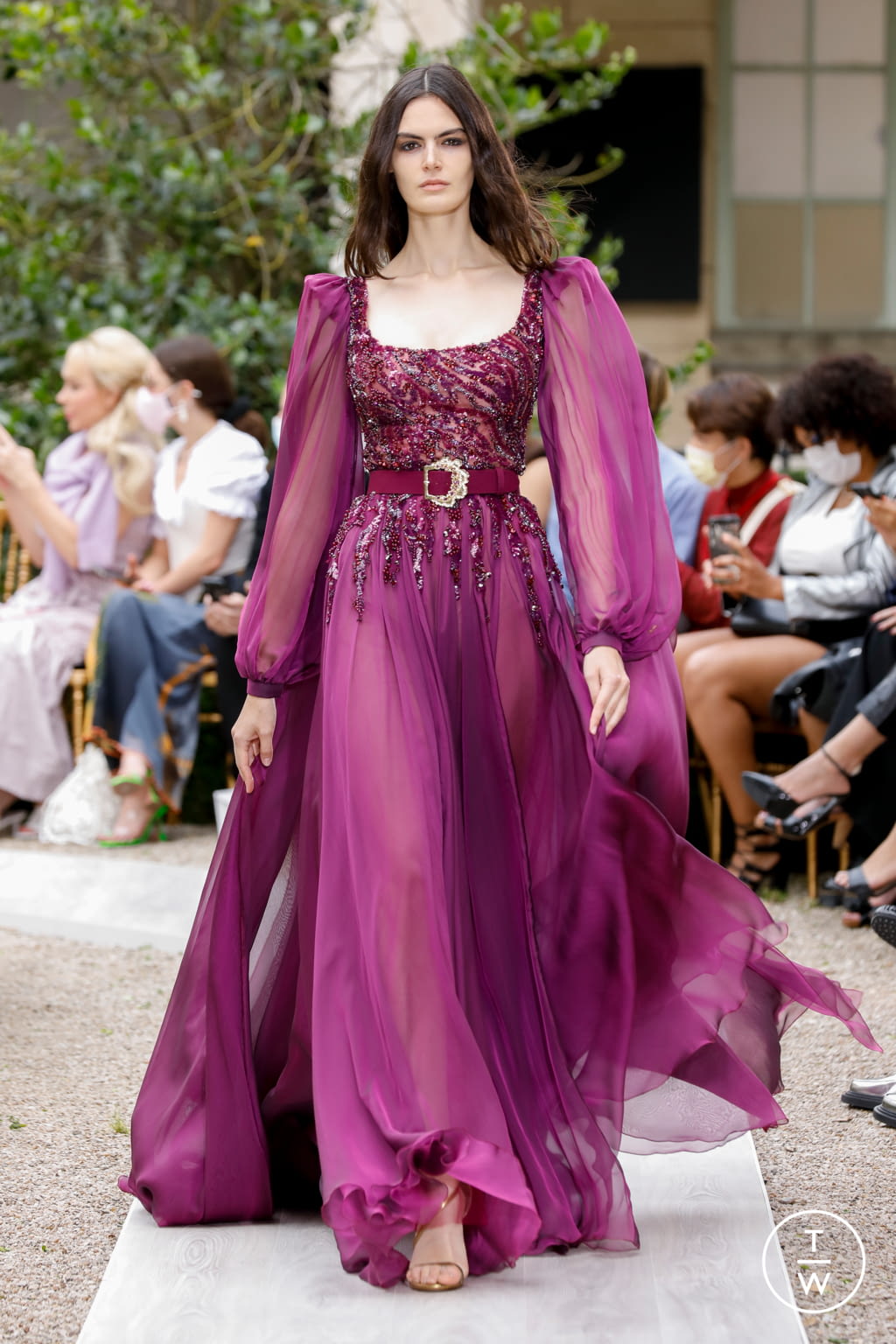 Fashion Week Paris Fall/Winter 2021 look 42 from the Zuhair Murad collection couture
