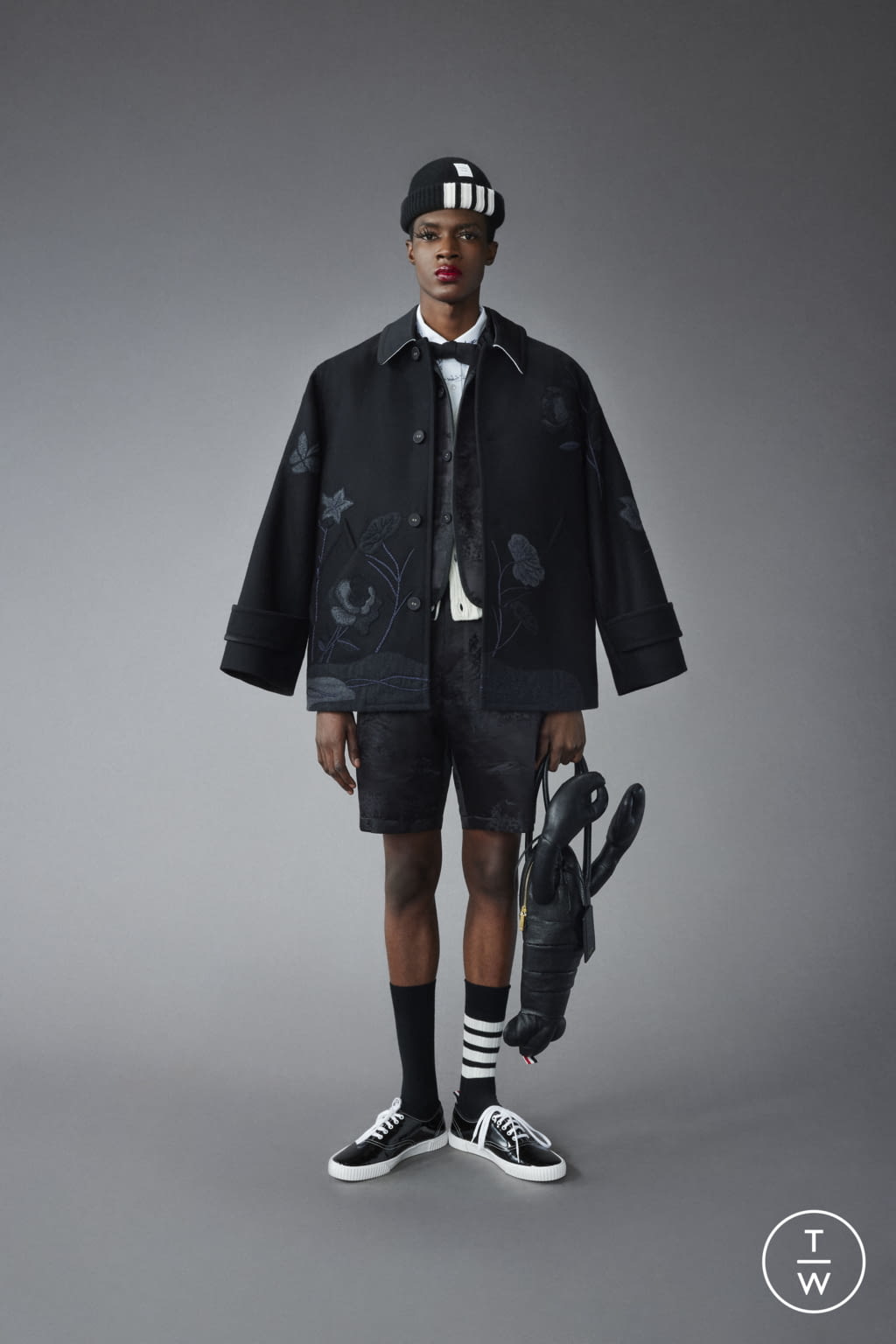 Fashion Week Paris Pre-Fall 2022 look 47 from the Thom Browne collection 男装