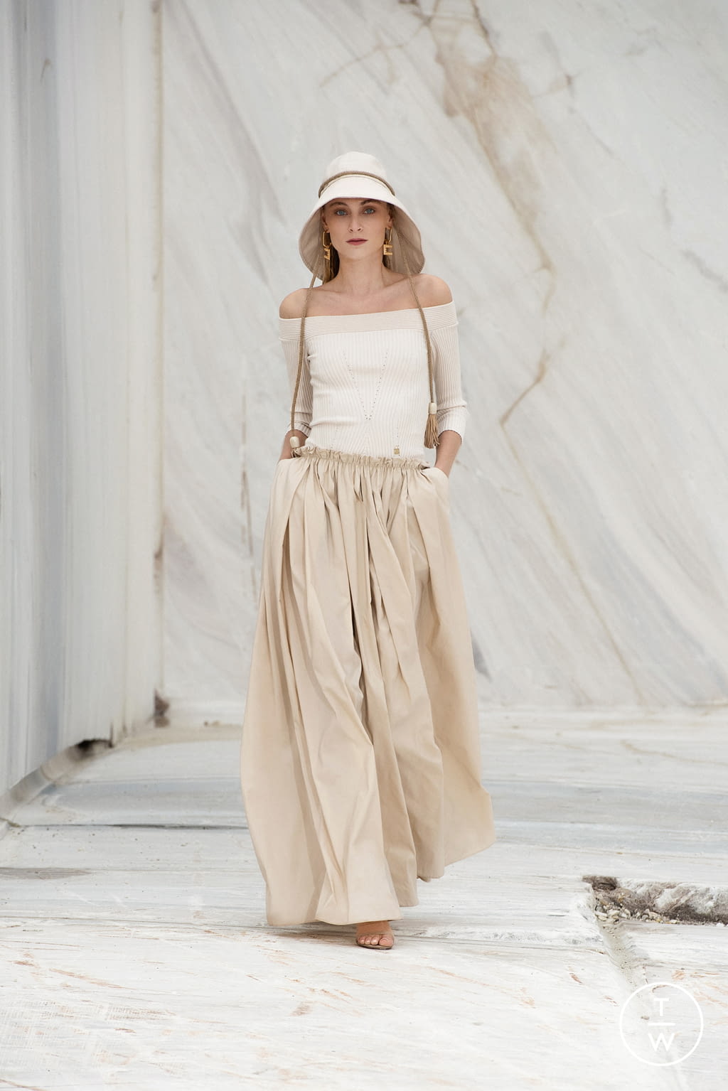 Fashion Week Milan Spring/Summer 2022 look 42 from the Elisabetta Franchi collection womenswear