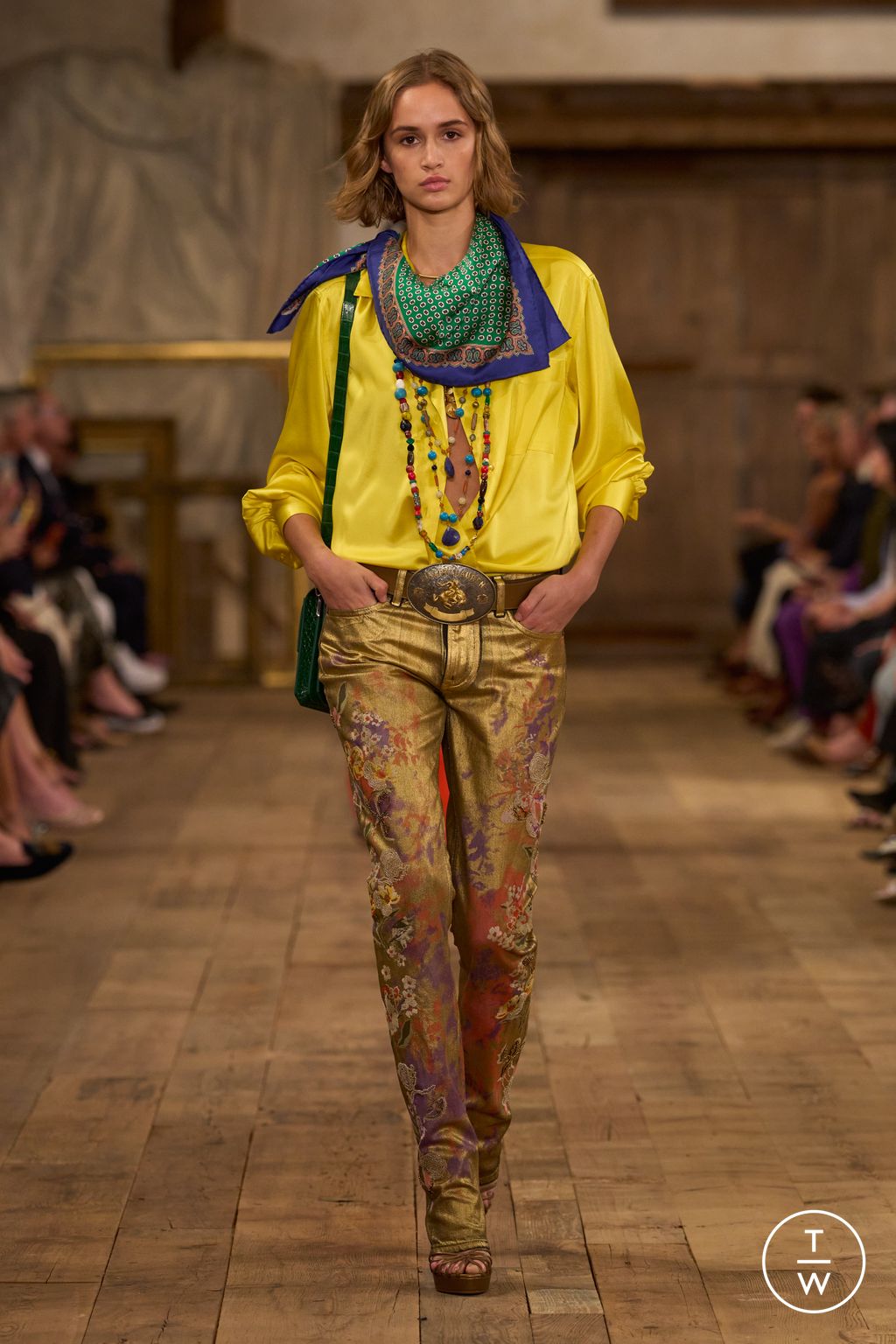 Fashion Week New York Spring/Summer 2024 look 42 from the Ralph Lauren collection 女装