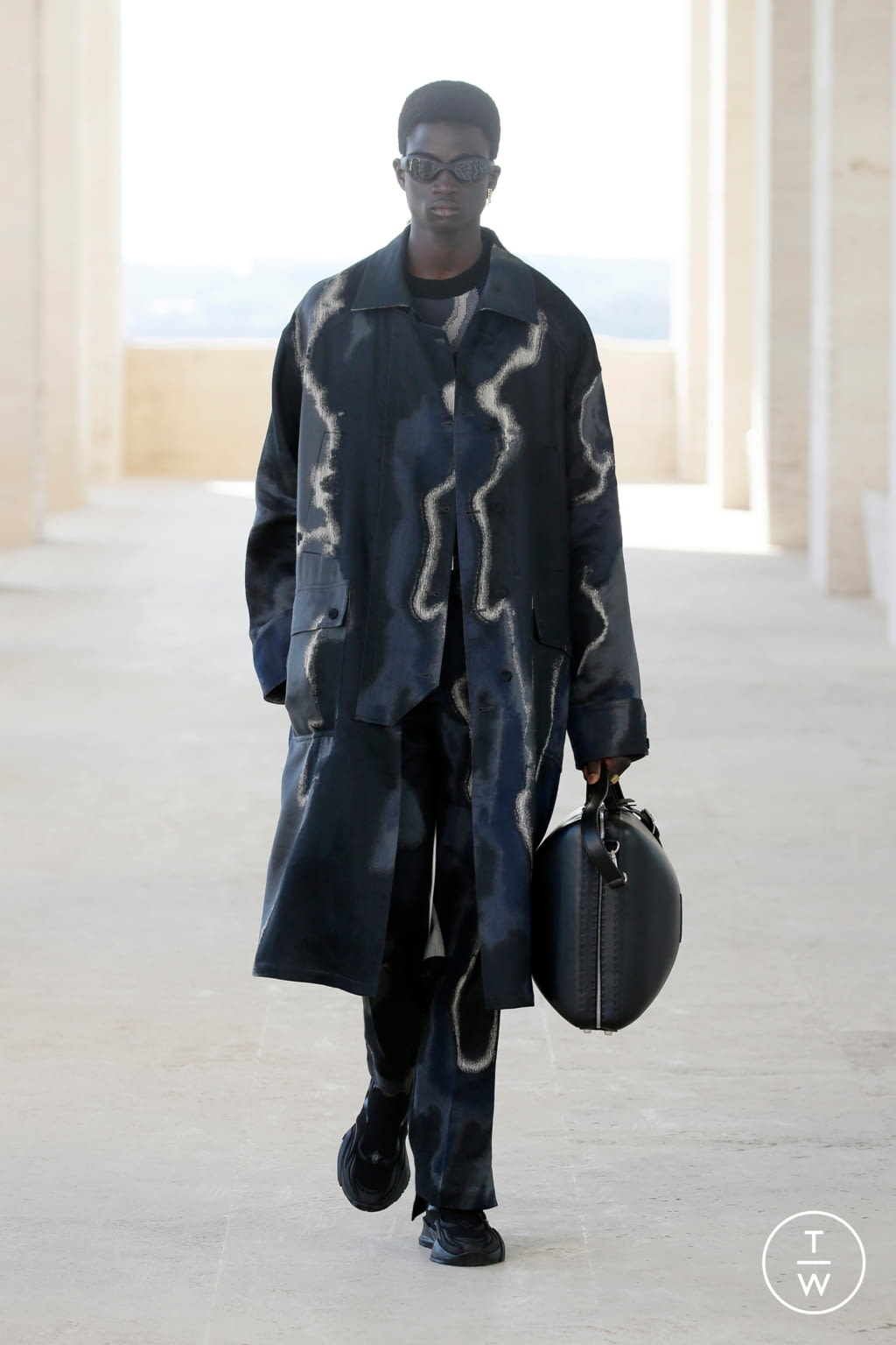Fashion Week Milan Spring/Summer 2022 look 42 from the Fendi collection menswear