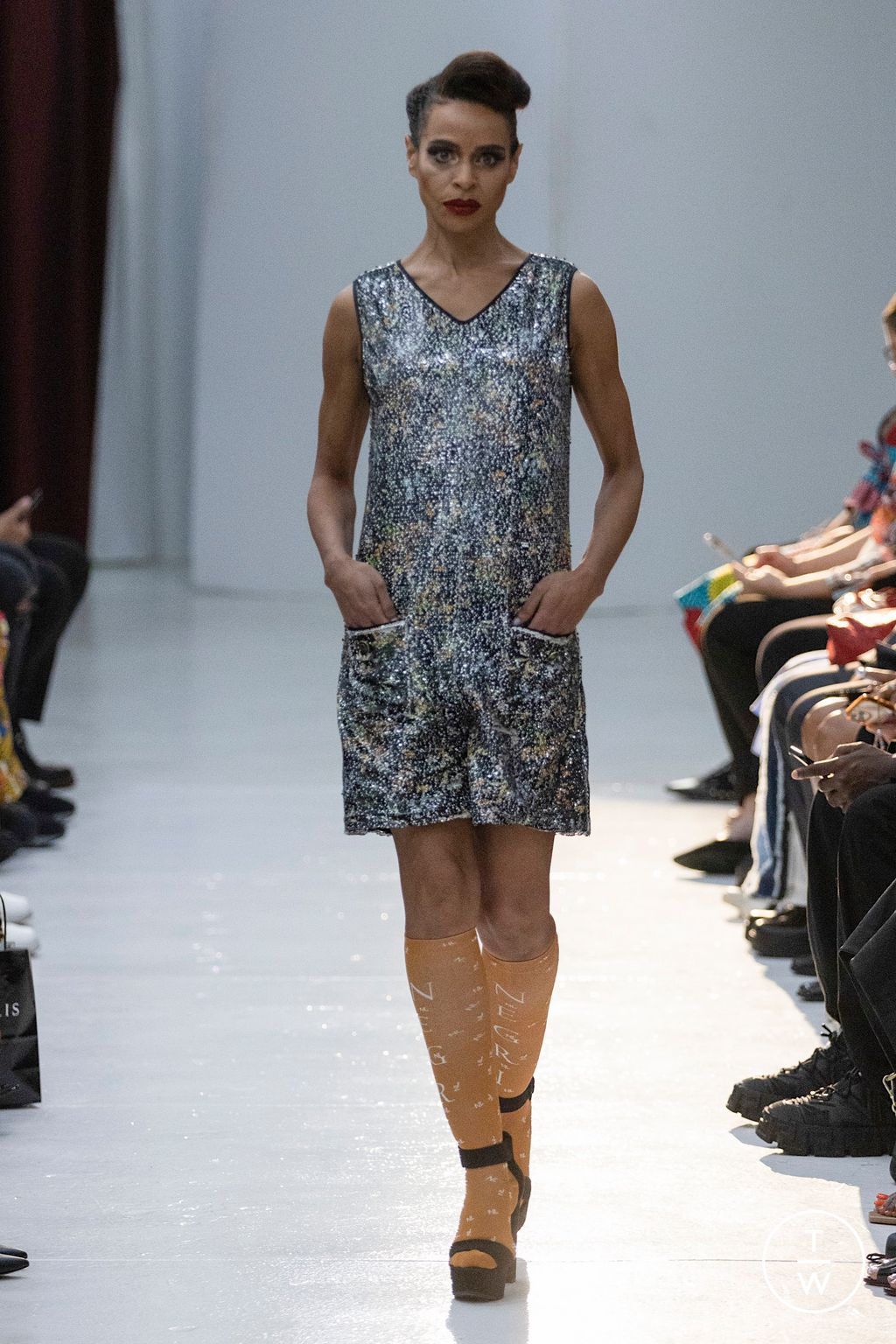 Fashion Week New York Spring/Summer 2023 look 18 from the Negris Lebrum collection 女装