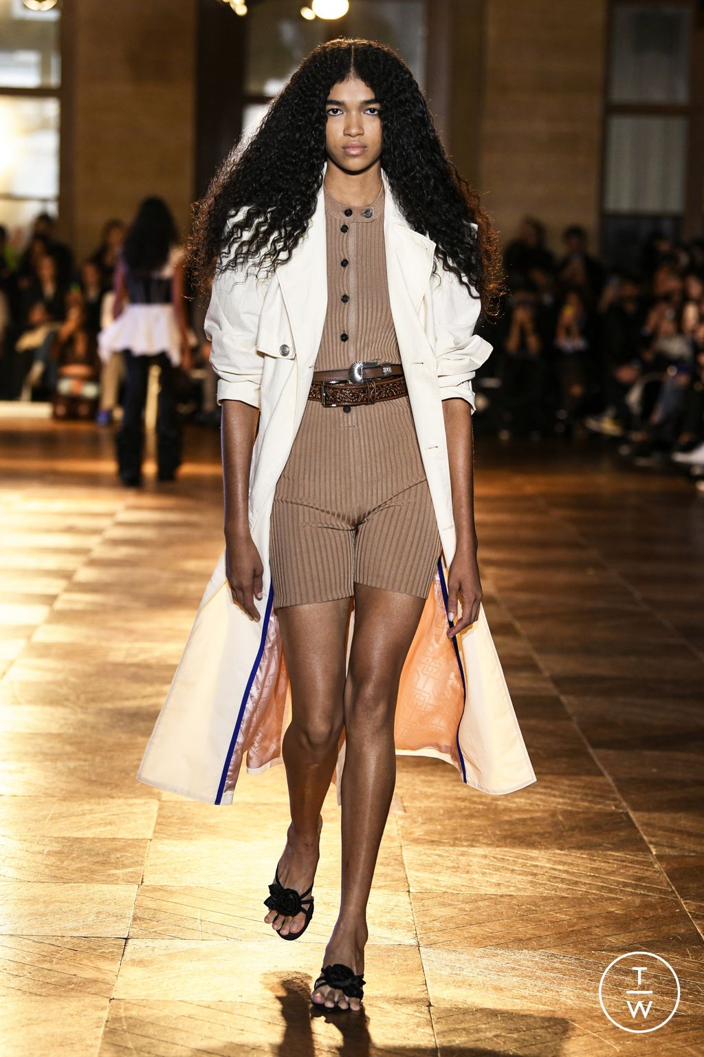 Fashion Week Paris Spring/Summer 2023 look 1 from the Koché collection womenswear