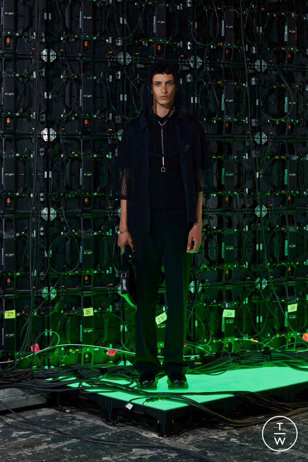 Fashion Week Paris Spring/Summer 2022 look 43 from the Wooyoungmi collection menswear