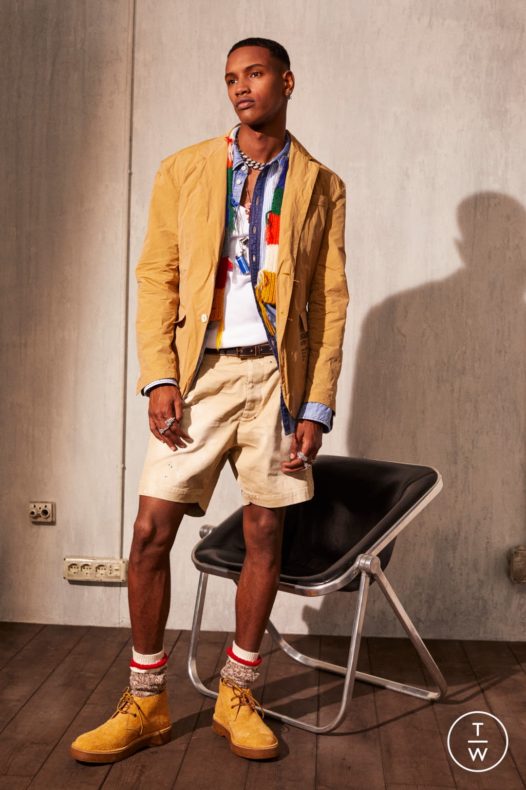 Fashion Week Milan Resort 2022 look 43 from the Dsquared2 collection menswear