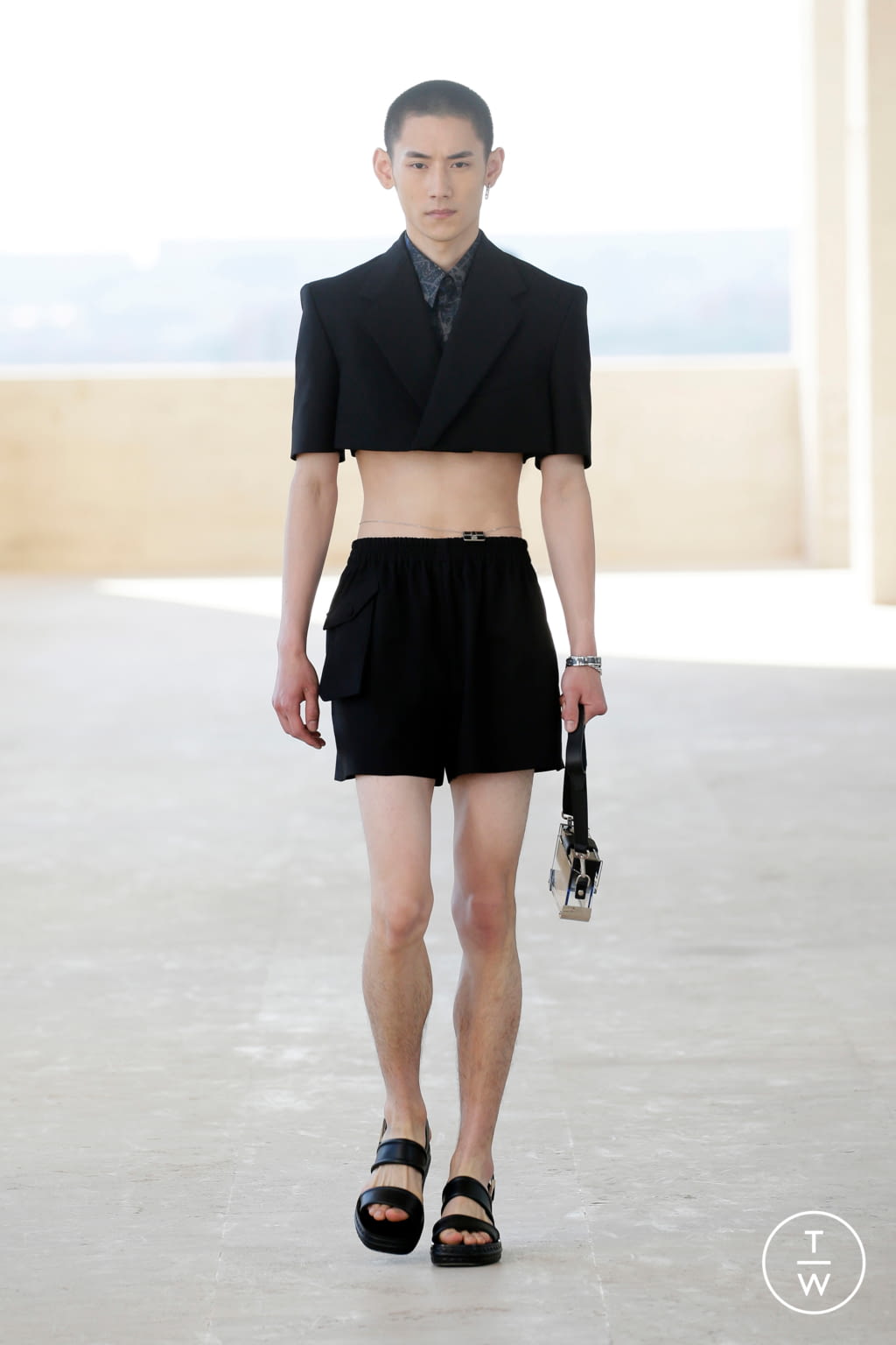 Fashion Week Milan Spring/Summer 2022 look 43 from the Fendi collection menswear