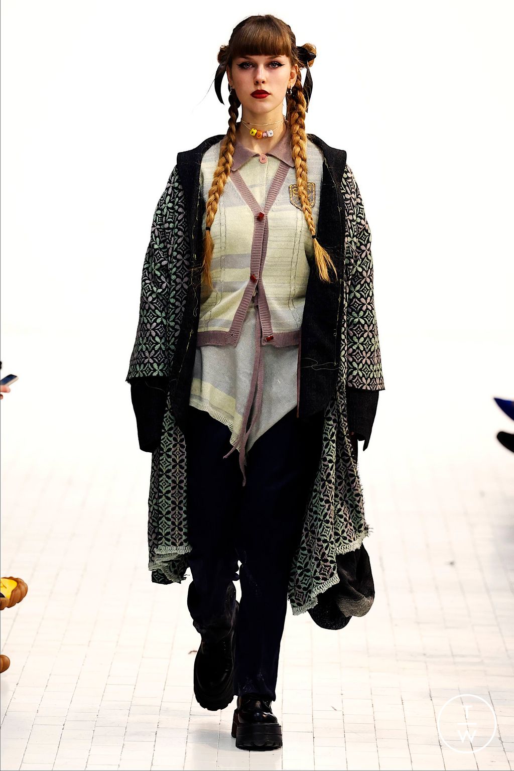 Fashion Week Milan Fall/Winter 2023 look 9 de la collection Simon Cracker menswear