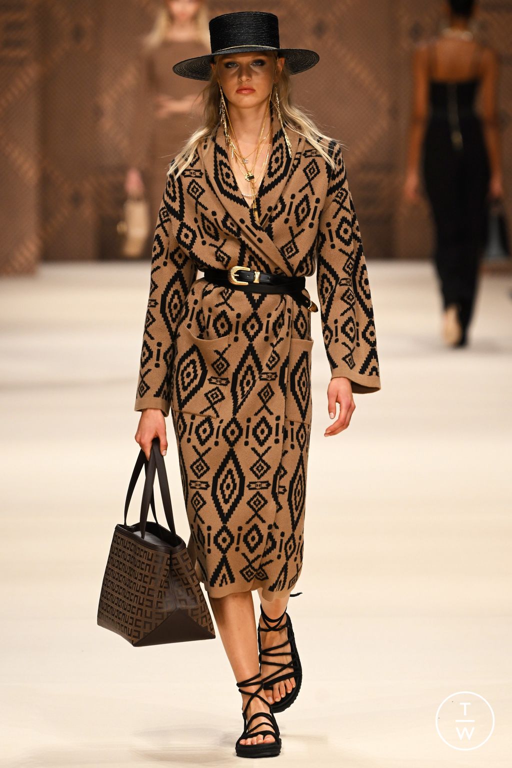 Fashion Week Milan Spring/Summer 2023 look 46 from the Elisabetta Franchi collection womenswear