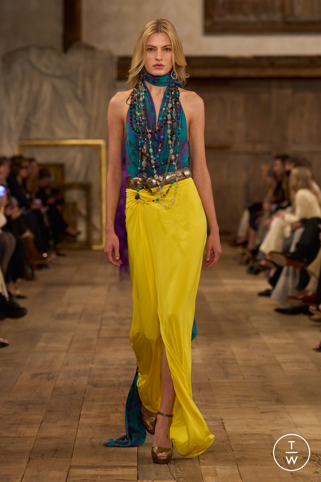 Fashion Week New York Spring/Summer 2024 look 44 from the Ralph Lauren collection womenswear