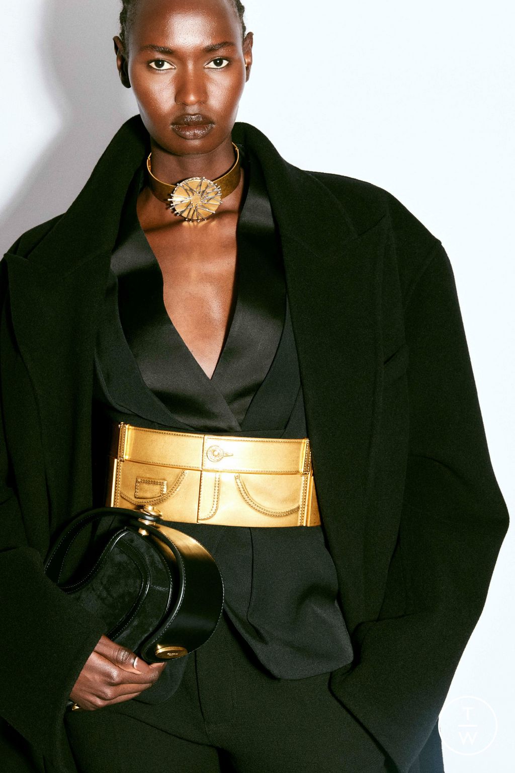 Fashion Week Paris Resort 2025 look 44 from the Balmain collection womenswear