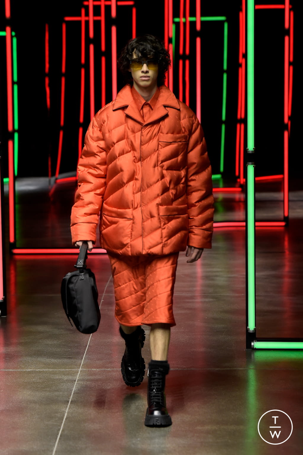 Fashion Week Milan Fall/Winter 2021 look 44 de la collection Fendi menswear
