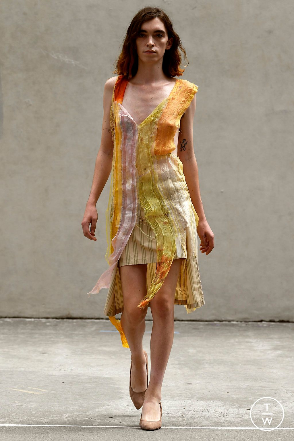 Fashion Week New York Spring/Summer 2023 look 10 from the Maryam Nassir Zadeh collection 女装