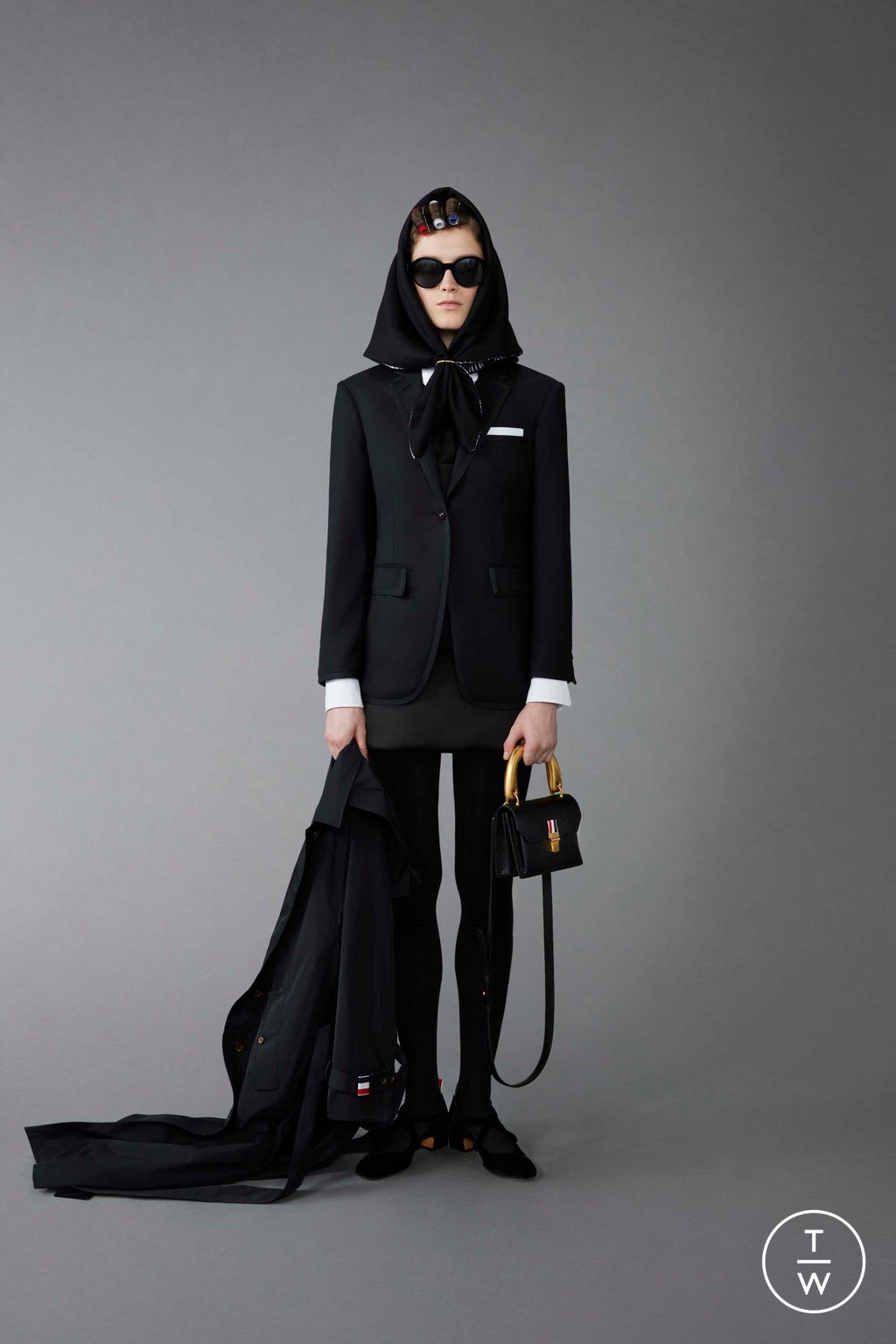 Fashion Week Paris Pre-Fall 2023 look 44 from the Thom Browne collection womenswear