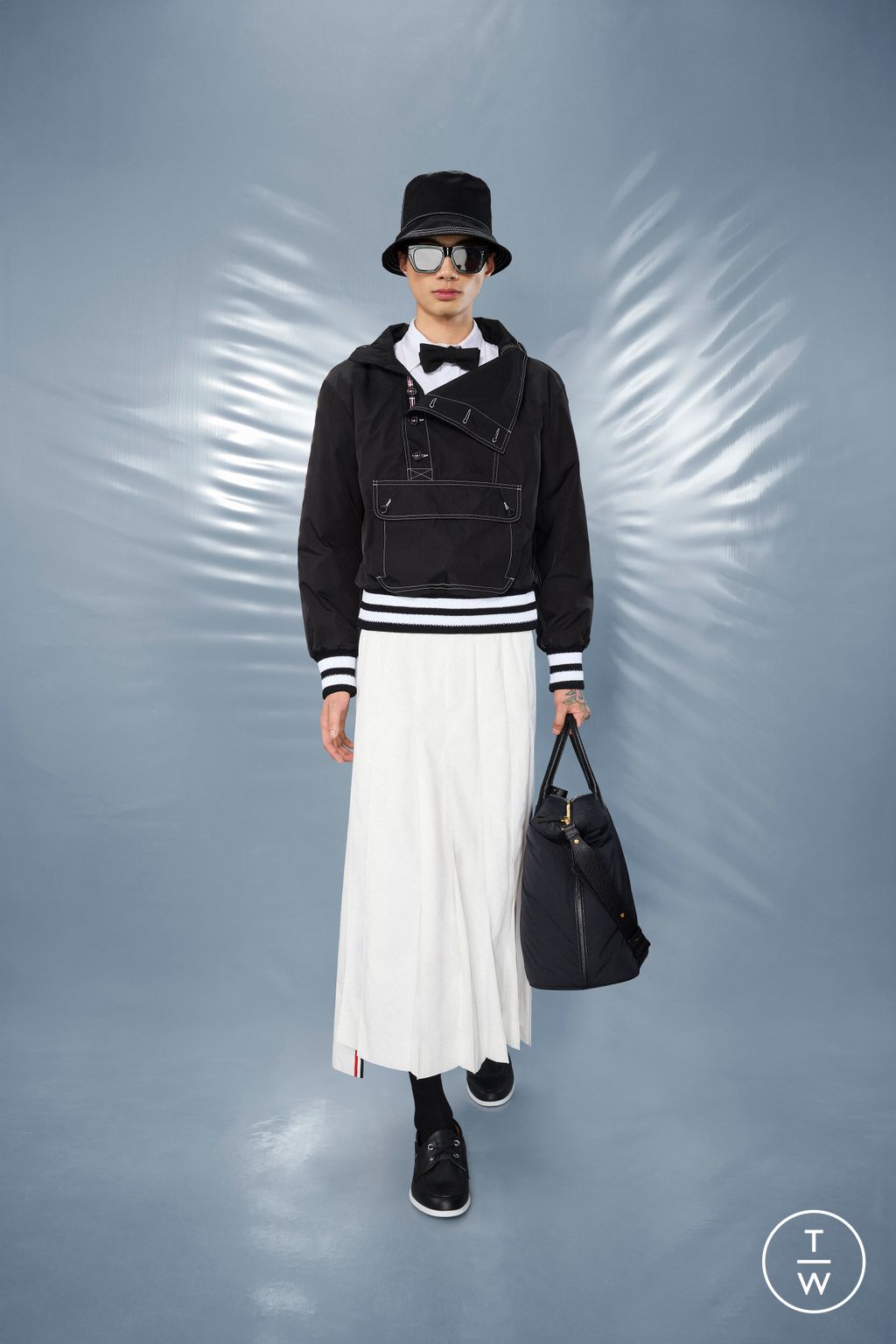Fashion Week New York Resort 2025 look 46 from the Thom Browne collection 男装