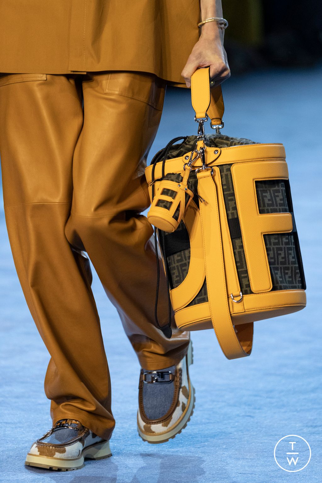 Fashion Week Milan Spring/Summer 2023 look 36 from the Fendi collection menswear accessories
