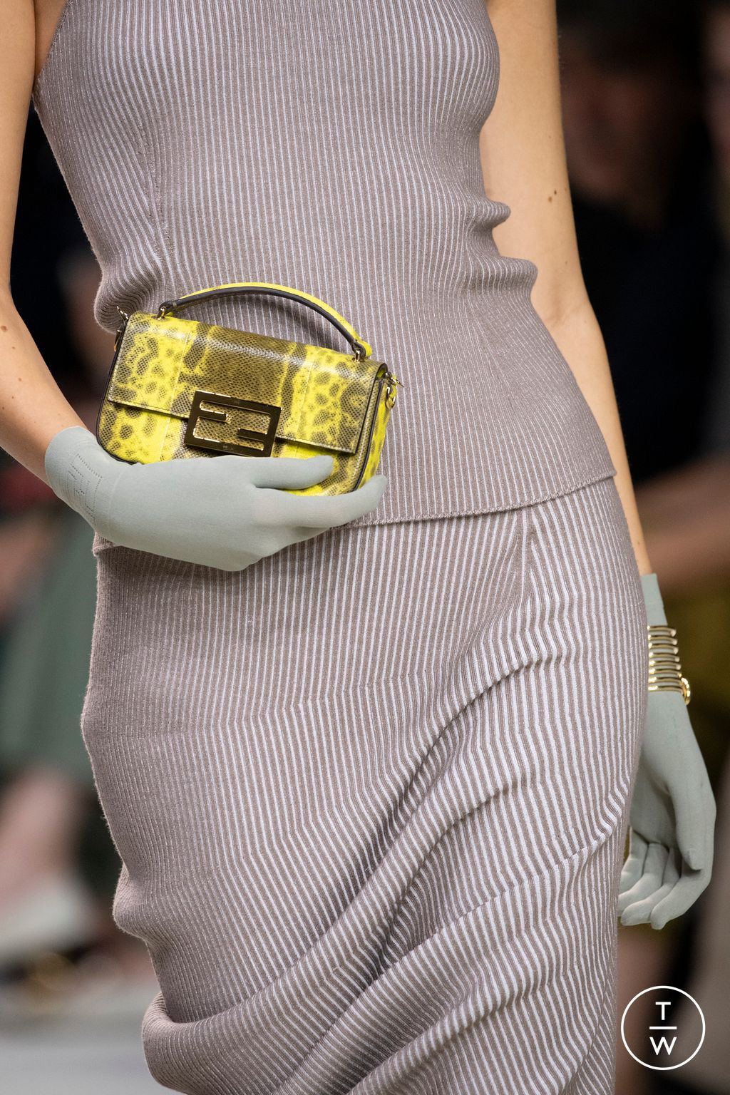 Fashion Week Milan Spring/Summer 2024 look 46 from the Fendi collection womenswear accessories