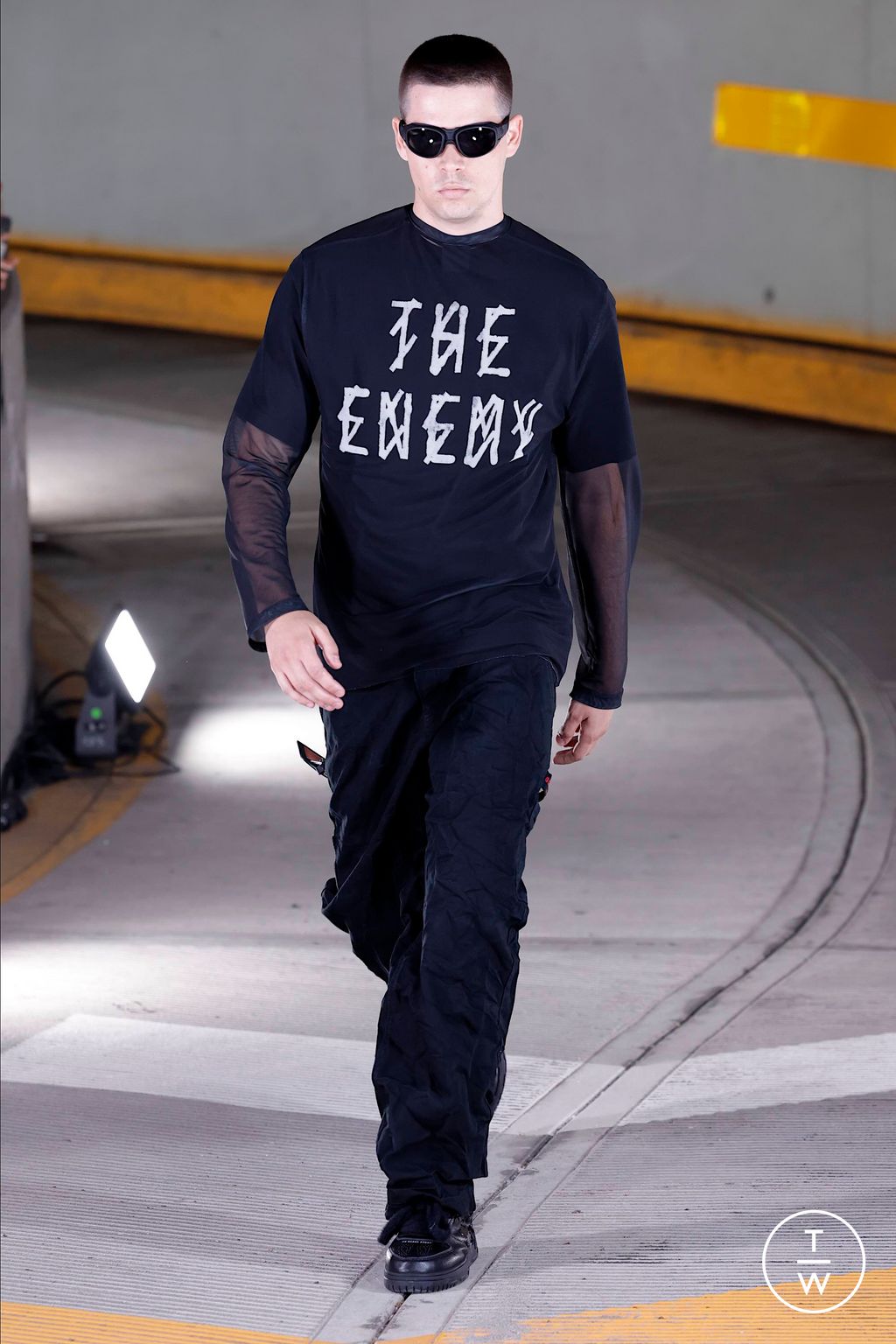 Fashion Week Milan Spring/Summer 2024 look 2 from the 44 Label Group collection menswear