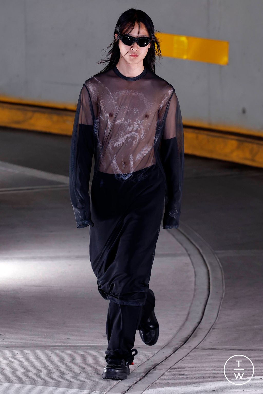 Fashion Week Milan Spring/Summer 2024 look 12 from the 44 Label Group collection menswear