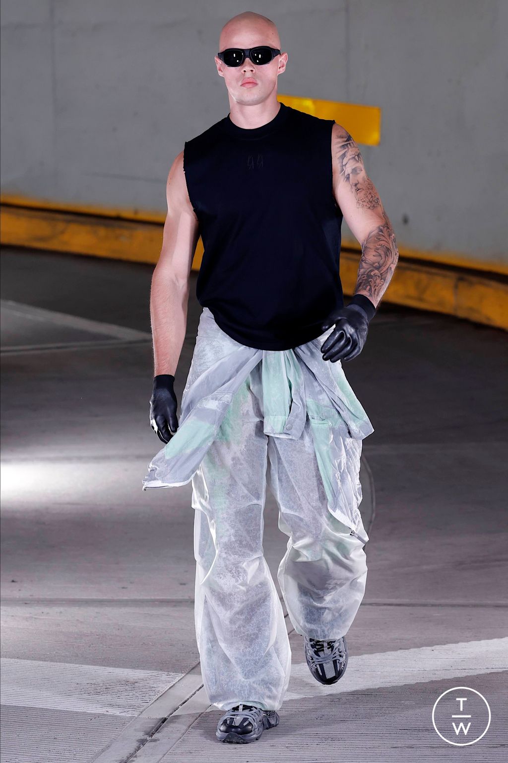 Fashion Week Milan Spring/Summer 2024 look 13 from the 44 Label Group collection menswear
