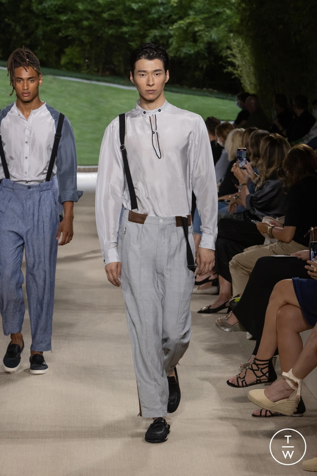 Fashion Week Milan Spring/Summer 2022 look 45 from the Giorgio Armani collection menswear