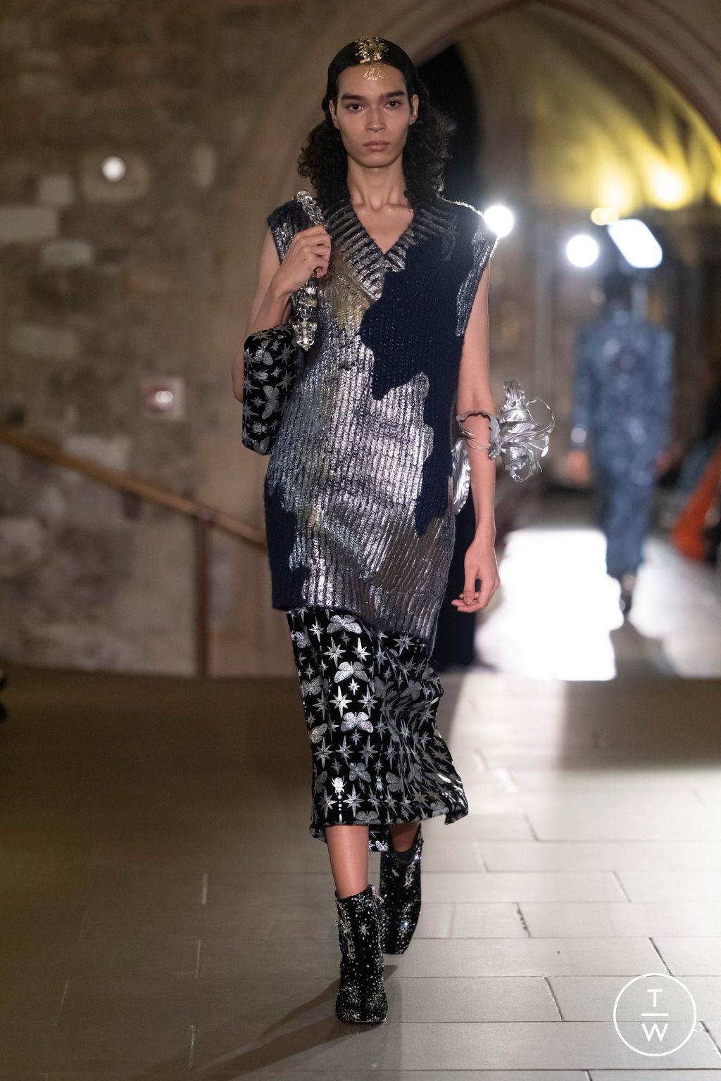 Fashion Week London Fall/Winter 2024 look 46 from the MITHRIDATE collection womenswear