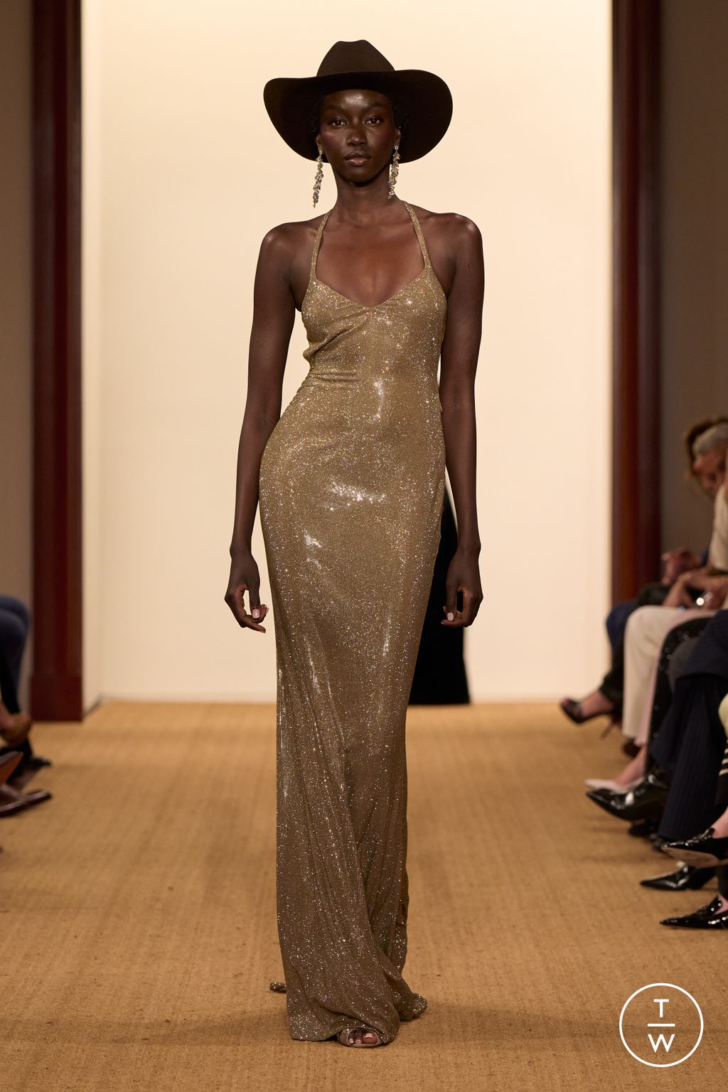 Fashion Week New York Fall/Winter 2024 look 45 de la collection Ralph Lauren womenswear