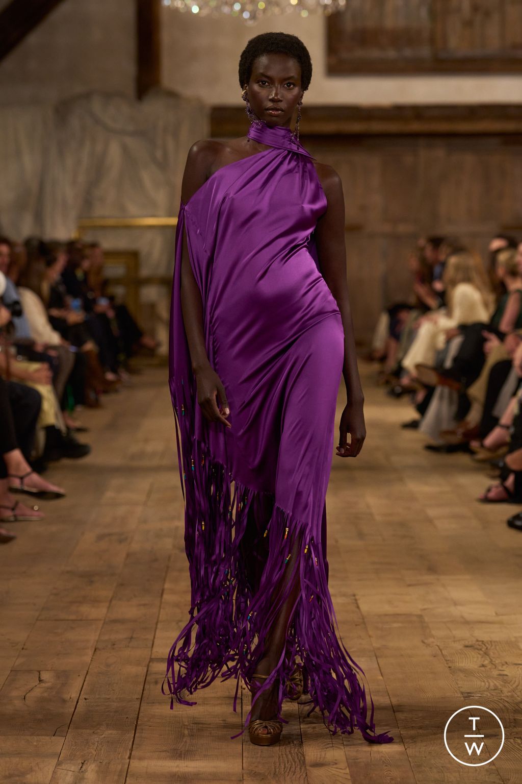 Fashion Week New York Spring/Summer 2024 look 45 from the Ralph Lauren collection womenswear