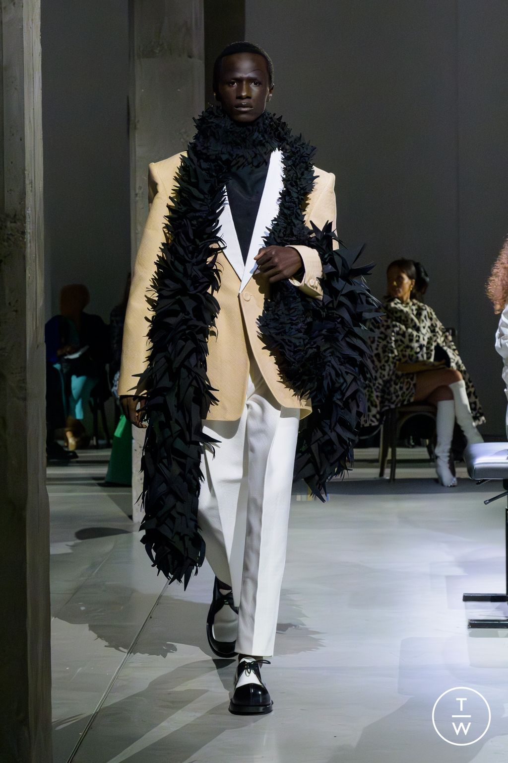 Fashion Week Milan Spring/Summer 2025 look 45 from the Marni collection 女装