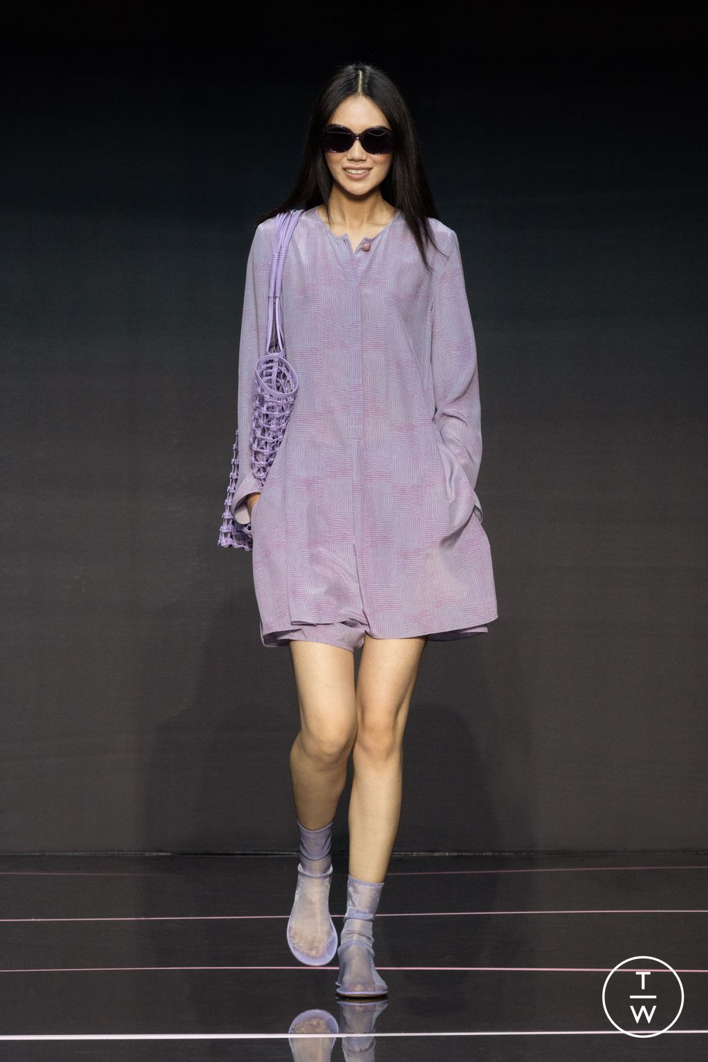 Fashion Week Milan Spring/Summer 2024 look 45 from the Emporio Armani collection womenswear