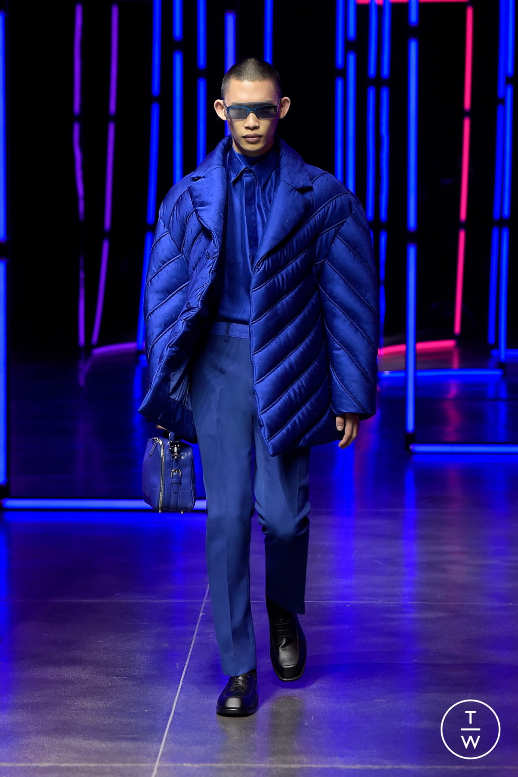 Fashion Week Milan Fall/Winter 2021 look 45 from the Fendi collection 男装
