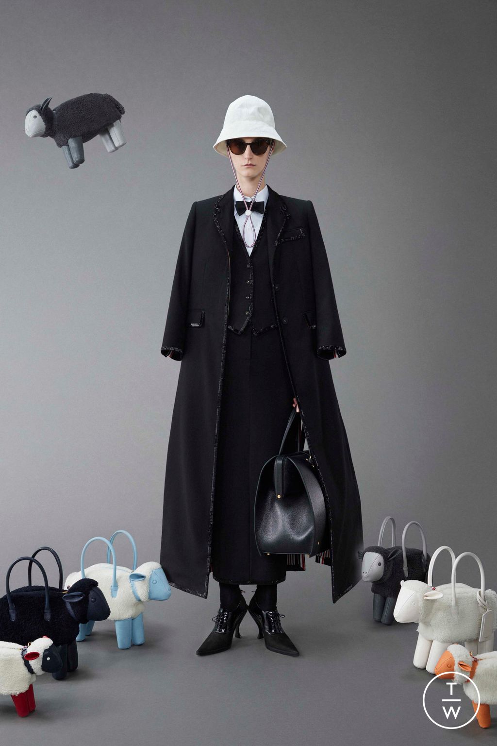 Fashion Week New York Resort 2024 look 45 from the Thom Browne collection womenswear